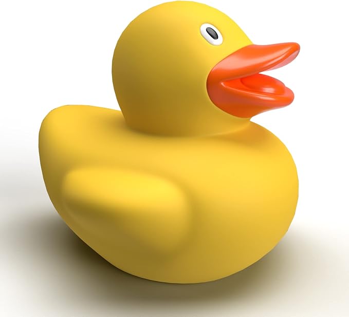 2-Pack Jumbo Rubber Ducky 10.5" Inches Classic Large Rubber Duck for Fun-Filled Baths (2-Pack)