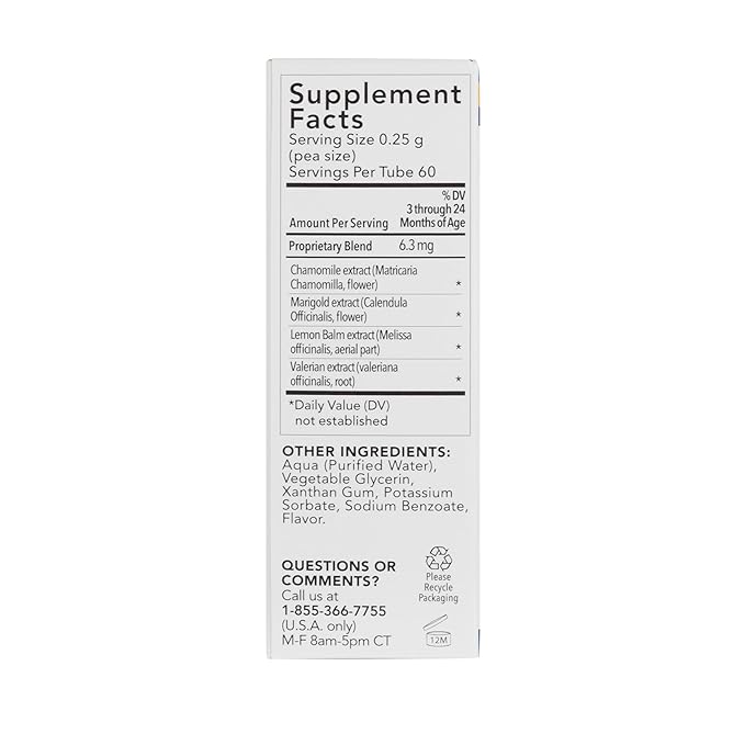 Dr. Talbot's Night Time Baby Tooth Gel for Sore Gums - .53 oz Tube - Banana Flavor - for Ages 3-24 Months