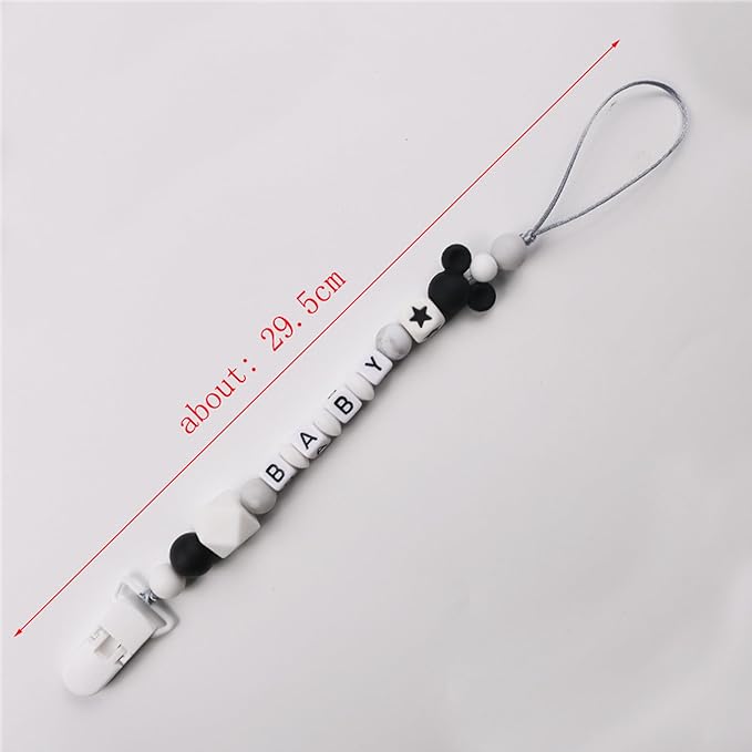 Personalized Pacifier Clip Customized Pacifier Clip with Custom Name Custom Pacifier Clip Holder with Name