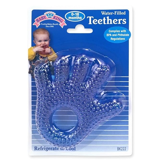 Babyking Water-Filled Hand and Foot Teethers, Assorted Colors, 1 Count