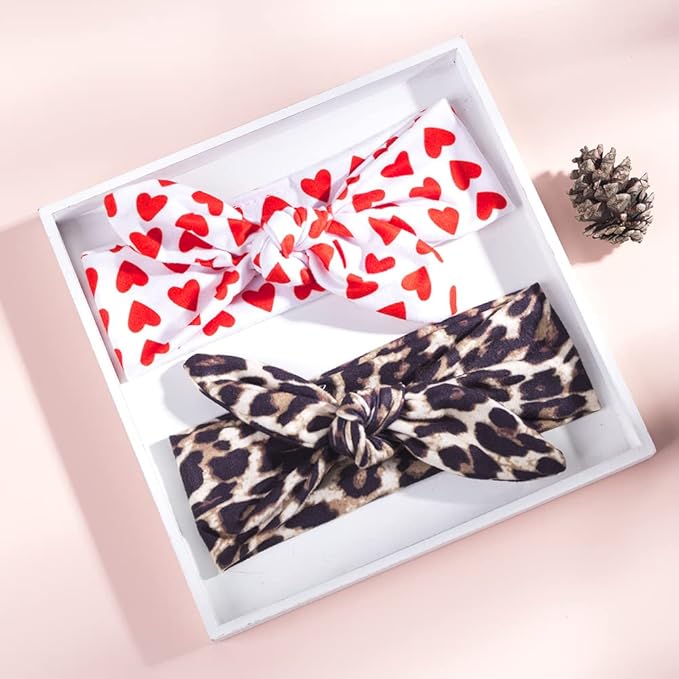 Cinaci 12 Pack/6 Set Floral Print DIY Parent-child Mom Mum Mommy and Me Baby Girl Toddlers Rabbit Ear Bow Headbands Hair Accessories