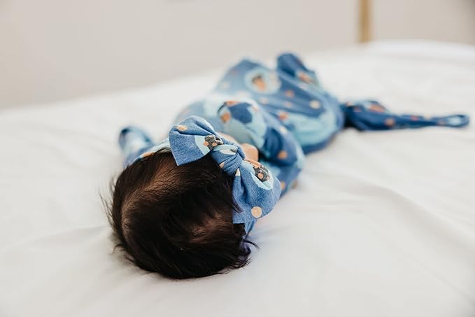 Copper Pearl Baby Bows: Stylish Headbands for Baby Girls, Premium Soft and Stretchy Baby Headbands, Perfect for Newborns, Trendy Designs - Cookie Monster