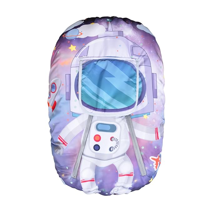 Cute Cartoon Infant Car Seat Covers, Soft Warm Breathable and Windproof Canopy for Baby Car Seat (Cute Astronaut)