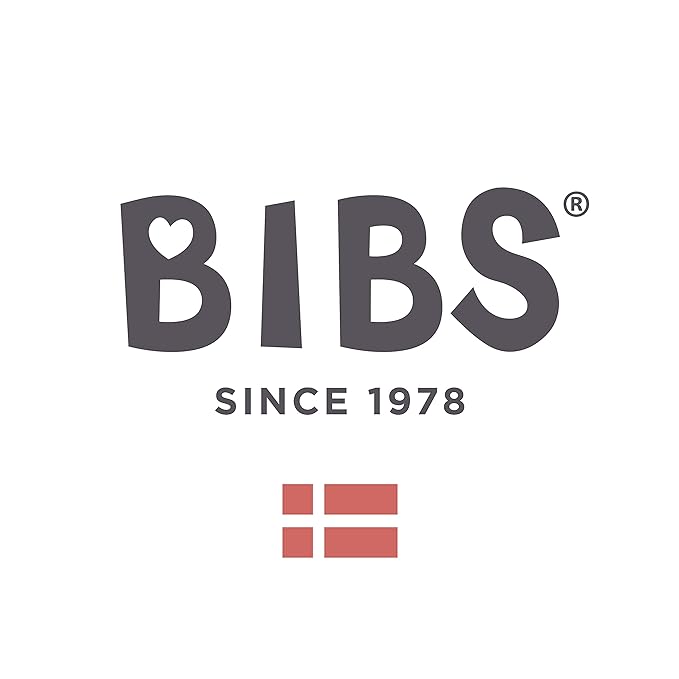 BIBS Pacifiers - De Lux Collection | BPA-Free Baby Pacifier | Made in Denmark | Set of 2 Blossom/Haze Color Premium Soothers | Size 6-18 Months