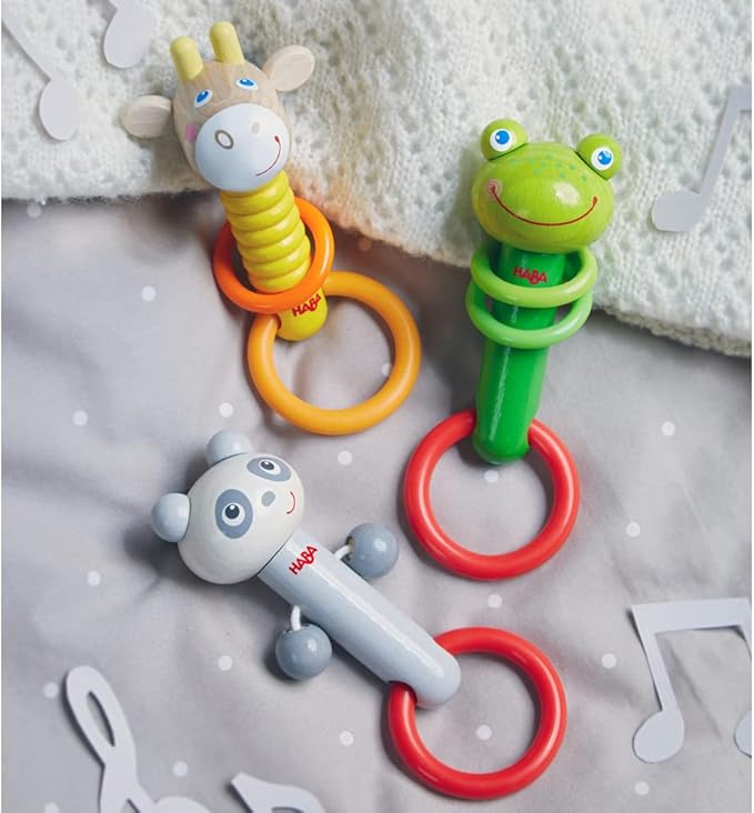 HABA 305923 Sound Frog, Sound Toy from 6 Months, Made in Germany, Green
