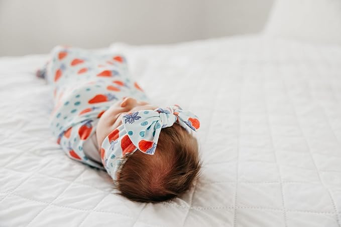 Copper Pearl Baby Bows: Stylish Headbands for Baby Girls, Premium Soft and Stretchy Baby Headbands, Perfect for Newborns, Trendy Designs - Liberty