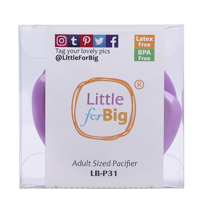 LittleForBig BigShield Generation-I Pacifier Lightpurple