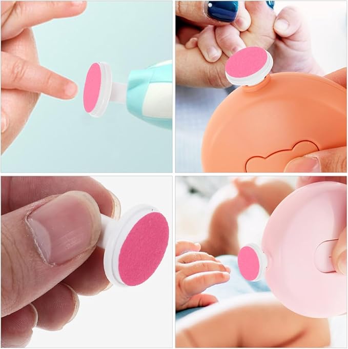 Healeved 24pcs Nail Grinding for Electric Nail Trimmer Replacement Pads to Use for Toddlers and Practical Design for