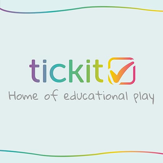 tickit Silisoft Round Colorful Stacking Cups, 7 Soft Silicone Stacking, Nesting & Sensory Play Cups for Baby’s Fine Motor Skills and Early Learning, Rainbow