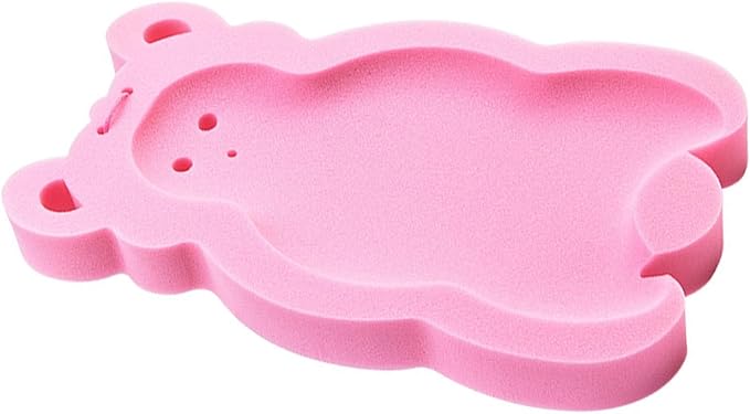 Baby Bath Cushion Infant Bath Sponge Bath Mat Removable Newborn Skid Proof Sponge Mat Soft Thicken Baby Bathtub Sponge Cushion for Newborn Baby Infant ()