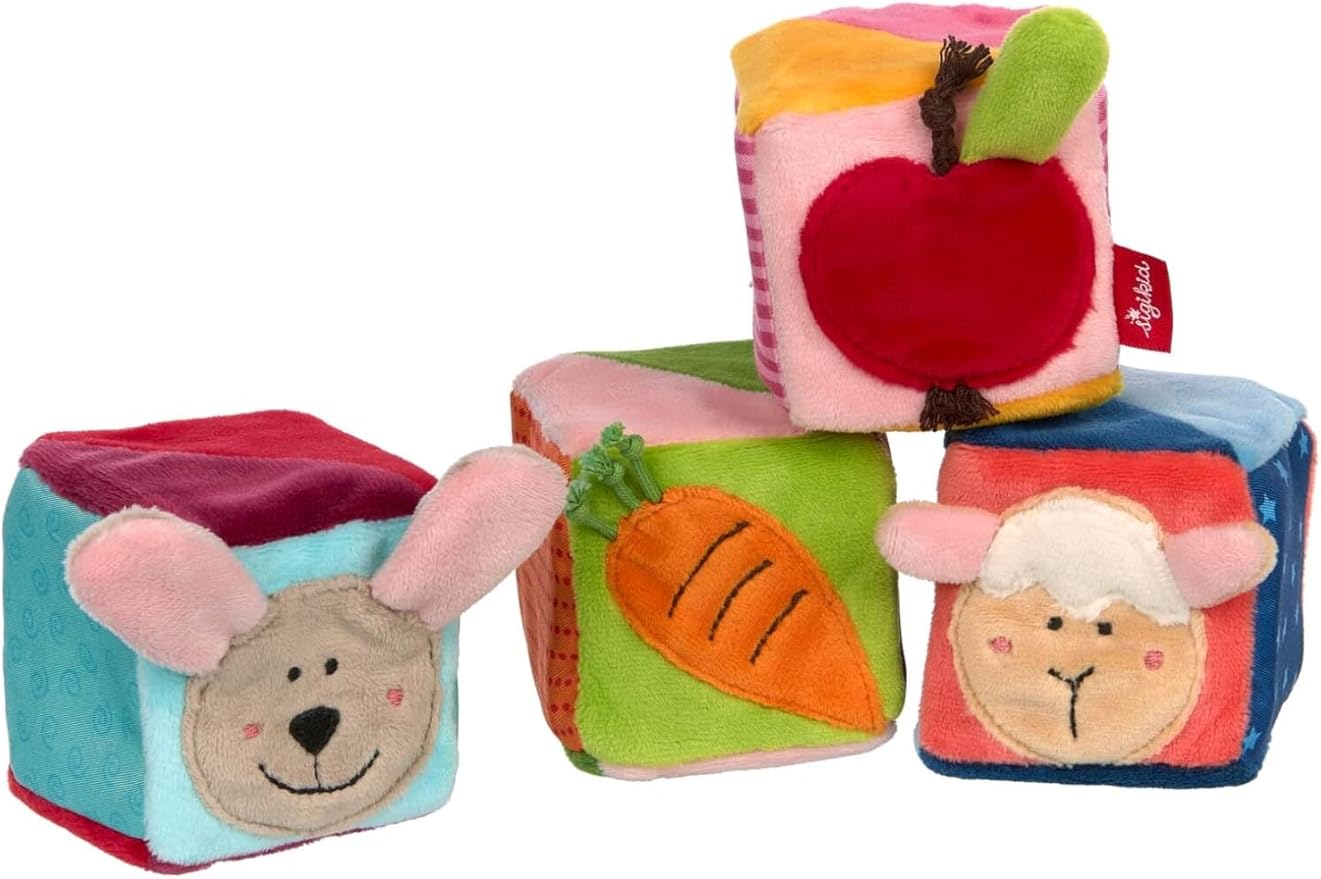 Sigikid 42782 PlayQ Imagine Dice Set Recommended from 3 to 36 Months Multi-Coloured