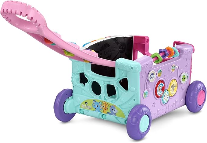 VTech Sort and Discover Activity Wagon for Toddlers, Pink