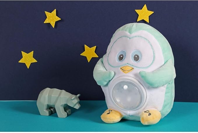 Penguin Musical Night Light Green