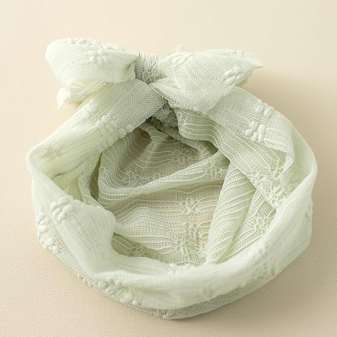 Newborn Babies Headwrap Hat Infant Toddler Cotton Soft Cute Nursery Beanie Headbands Top Bowknot Cap