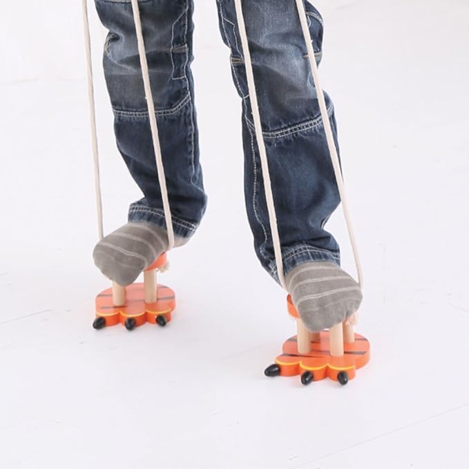 Bigjigs Toys Wooden Crocodile Footwalkers