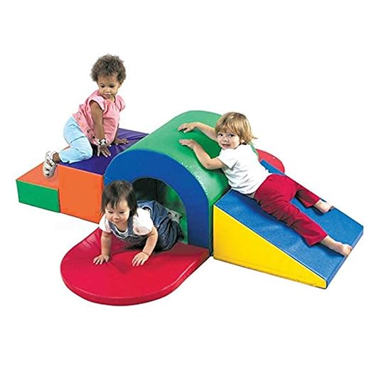 Children's Factory Alpine Tunnel Slide, CF322-150, Indoor Play Equipment for Toddler Climbing, Playroom, Classroom, Nursery & Daycare Baby Climber