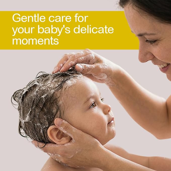 Bella B Bee Gone Cradle Cap Shampoo 8oz (2-Pack), Natural & Organic Baby Shampoo Made with Aloe Vera, Oatmeal & Vitamin E | Ideal for Cradle Cap Treatment, Natural Dry Scalp Treatment & Hypoallergenic