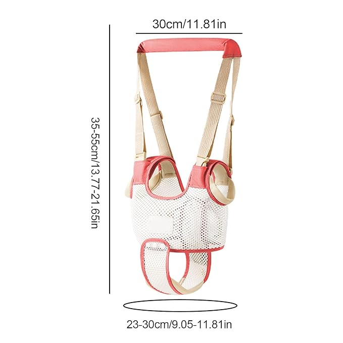 Generic Toddler Walking Harness - Walker Assistant Belt | 4-28 Months, Red, Unisex