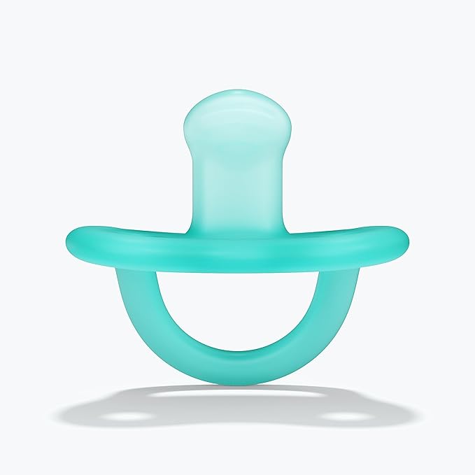 Smilo Newborn Baby Pacifier with Sterilization Box - 2 Pack of Orthodontic Pacifiers for Babies from 0-2 Months - Expands to Support The Palate During Soothing - BPA-Free - Pink