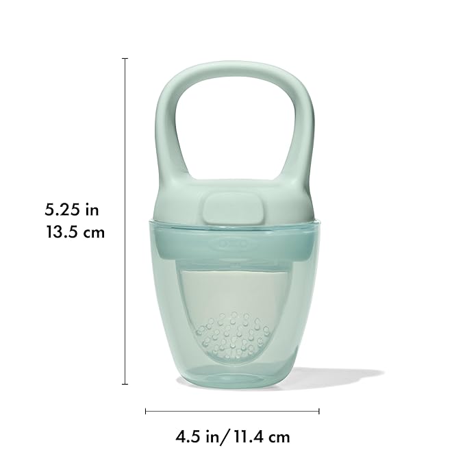 OXO Tot Silicone Self-Feeder 2 Pack - Opal and Dusk