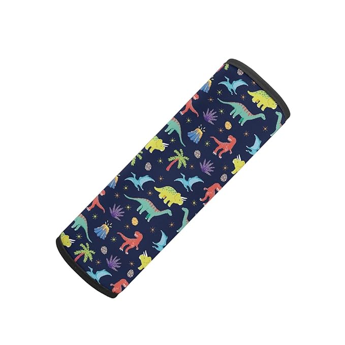 AFPANQZ Funny Cartoon Dinosaur Car Seat Belt Pads Covers for Baby Kids Toddler Comfortable Seat Belt Shoulder Pads Soft Comfy Seat Cushion Shoulder Straps Cushion for Backpack Bag