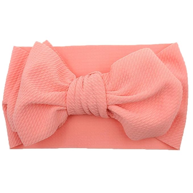 Baby Headbands for Girls Hair Bows Turban Knotted Donut Headwraps for Newborn Infant Toddlers Kids (PR10-8PCS)