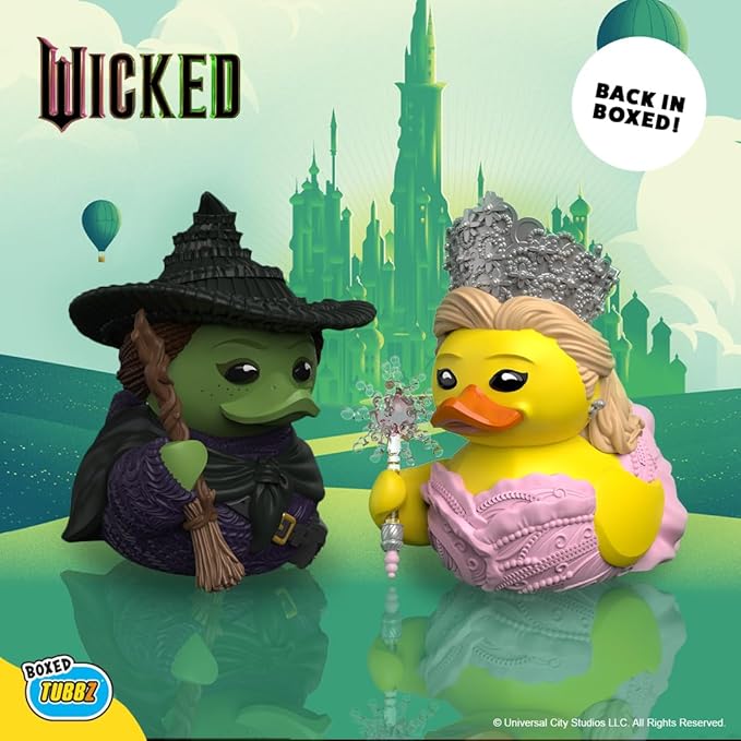 TUBBZ Boxed: Wicked - Elphaba Thropp Cosplaying Rubber Duck Vinyl Figure