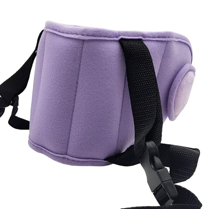 Baby Head Support for Car Seat, Car Seat Head Support for Toddler, Head Band Strap Headrest, Car Seat Headrest Pillow Road Pal Car Headrest - Relax Anytime in The Car, Purple