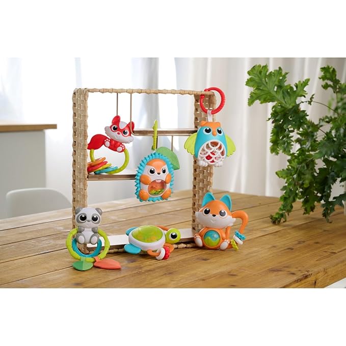 Chicco Light Turtle Electronic Turtle Rattle with Sound and Light, Soft Paws for Babies Hearing Stimulation Electronic Craft Toy 6-36 Months