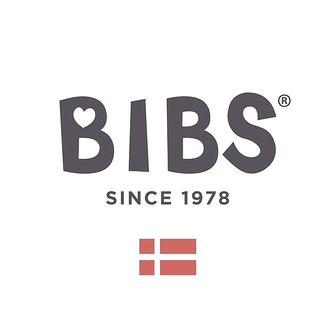 BIBS Pacifiers - Boheme Collection | BPA-Free Baby Pacifier | Made in Denmark | Set of 2 Vanilla/Peach Color Premium Soothers | Size 6-18 Months