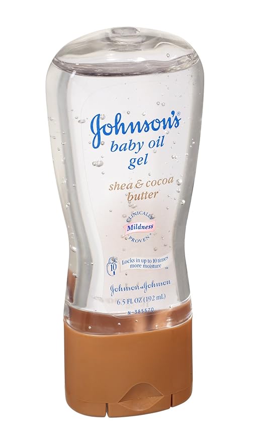 Johnson's Baby Oil Gel 6.5oz (Pack of 12)