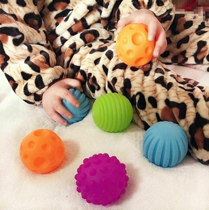 A to Z 61017 My First Baby Multi Textured Sensory Soft Balls, Colour