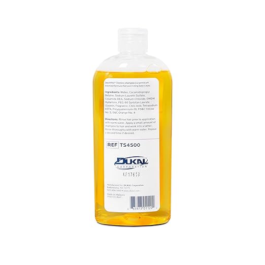 Dukal Dawn Mist Tearless Baby Shampoo with Dispensing Cap, 16 oz. Bottle (Pack of 12)