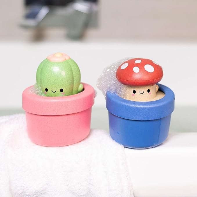 Tiger Tribe Bath Pop-Up Cactus Toy - Water Activated, Peek-A-Boo Sensory, Eco-Friendly for Kids, Toddlers & Babies