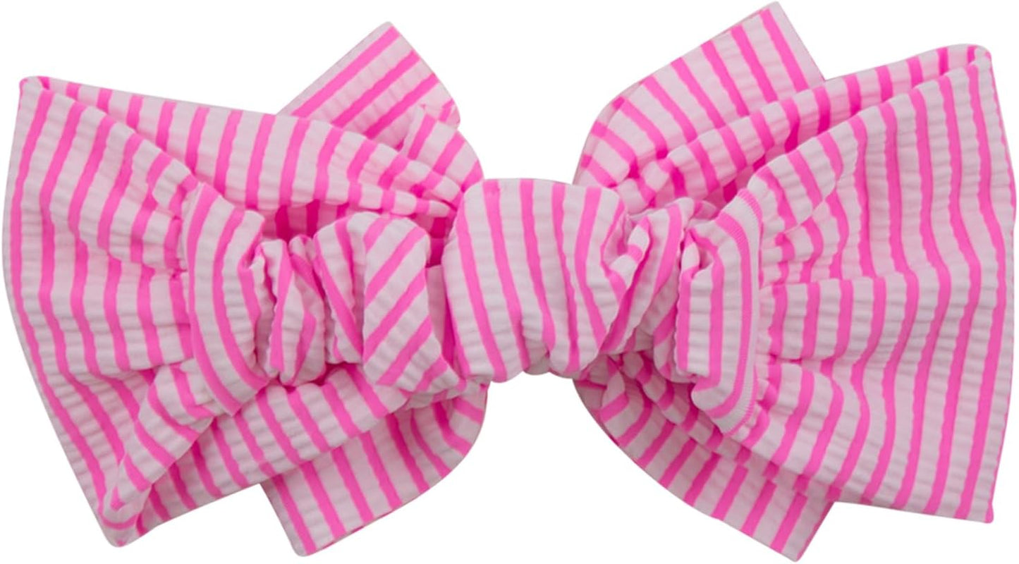 RuffleButts® Girls Swim Bow Headband