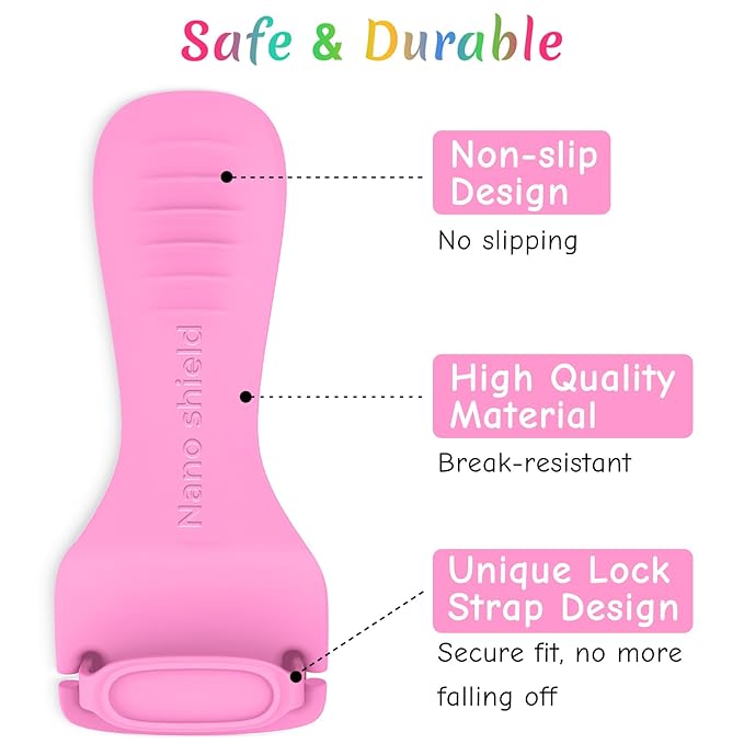 Buckle Release Tool, Easy Unbuckle Tool Button Pusher for Older Kids, Seniors, Long Nails, Quickly Unbuckle Your Kids in School Drop-Offs and Travel, Fits 5 Point Harness & All Button Buckles