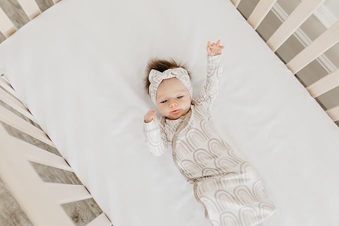 Copper Pearl Baby Bows: Stylish Headbands for Baby Girls, Premium Soft and Stretchy Baby Headbands, Perfect for Newborns, Trendy Designs - Bliss