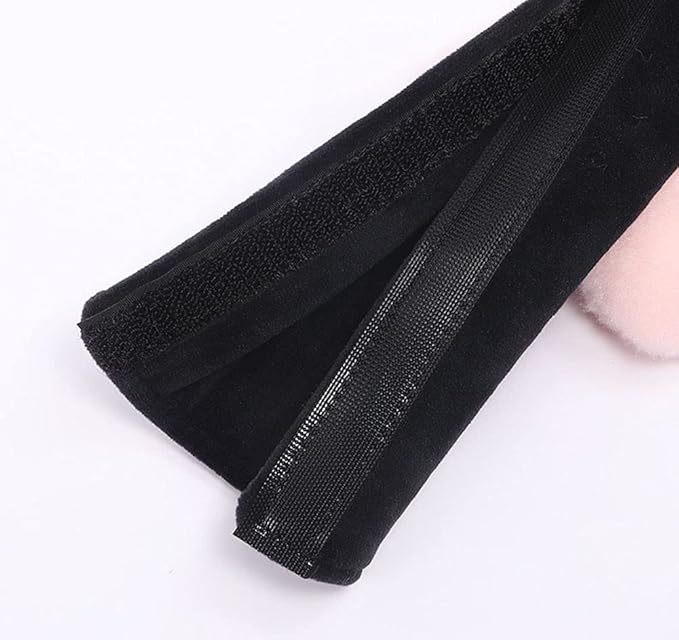 2 Pack Cute Cartoon Bunny Soft Seat Belt Covers Should Pad Neck Cushion Cute Car Accessories for Women Girls - White Bunny