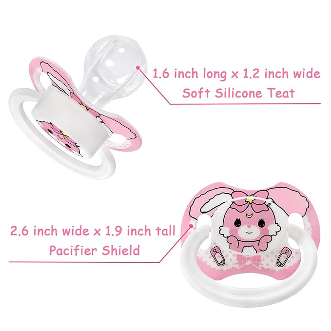LittleForBig Bigshield Generation-II Adult Sized Printed Pacifier Baby Usagi Pattern