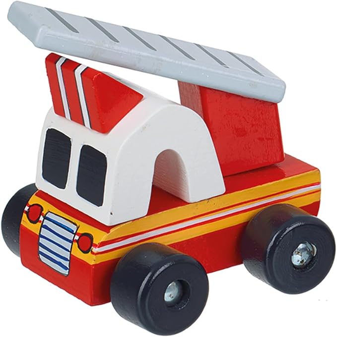 Orange Tree Toys New York Vehicles | Hand Painted Colorful Wooden Toy for Toddlers Age 12m+, Sustainably Made, Set of 3