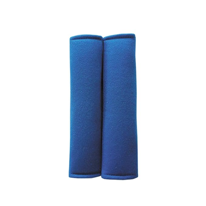 Car Seat Belt Pad Cover kit,2-Pack Soft Car Safety Seat Belt Strap Shoulder Pad for Adults and Children (Blue)