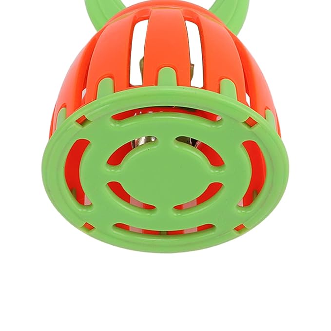 Healthy Oval Handle Baby Cage Bell Shaker Toy, Convenient and Detachable, Portable Safe for Early Training