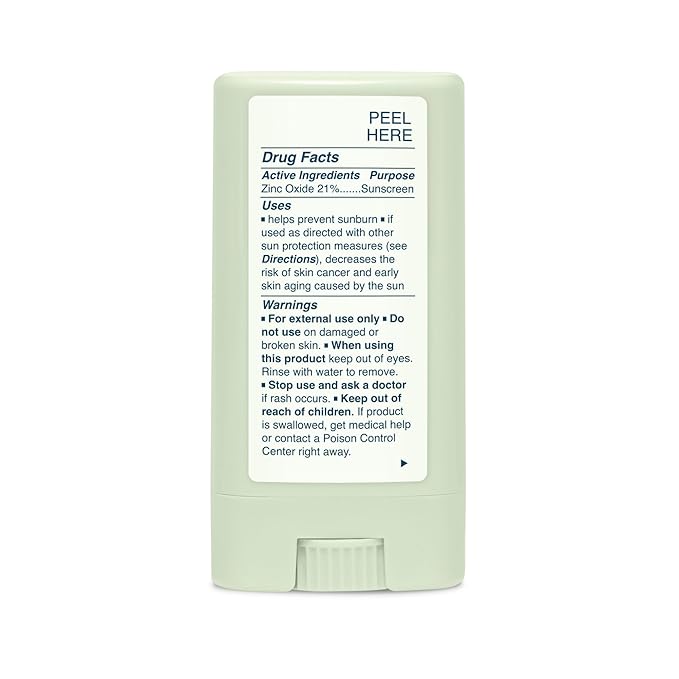 Pipette Baby Mineral Sunscreen Stick SPF 50, 0.6 oz, Water-resistant Non-nano Zinc Oxide Mineral Sunscreen, UVB/UVA Sunblock for Kids & Sensitive Skin, Travel Size Sun Protection