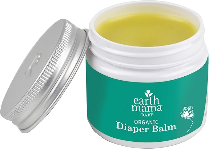 Earth Mama Organic Diaper Balm Multipurpose Baby Ointment Set | EWG Verified, Petroleum & Fragrance Free with Calendula for Sensitive Skin