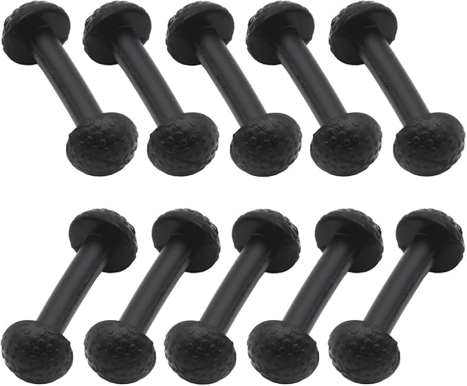 10Pcs Vintage Figure Leg Band Replacement Fit for Motu Original Series Action Figures Masters of The Universe Toy Leg Connector Sorting Stacking Toys Black Rubber