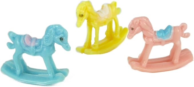 36 Mini Rocking Horse Baby Shower Favor (36-Pink)