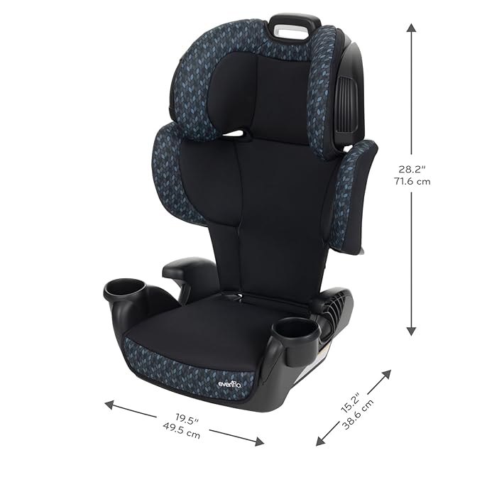Evenflo GoTime LX Booster Car Seat (Quincy Blue)