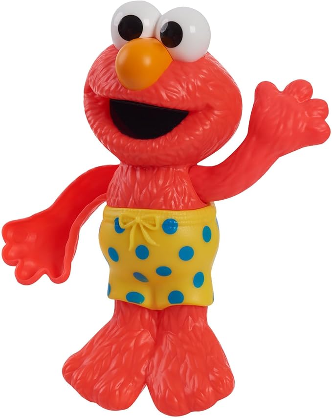 Sesame Street Swim and Splash 7-inch Elmo Wind Up Bath and Pool Toy, Kids Toys for Ages 2 Up by Just Play