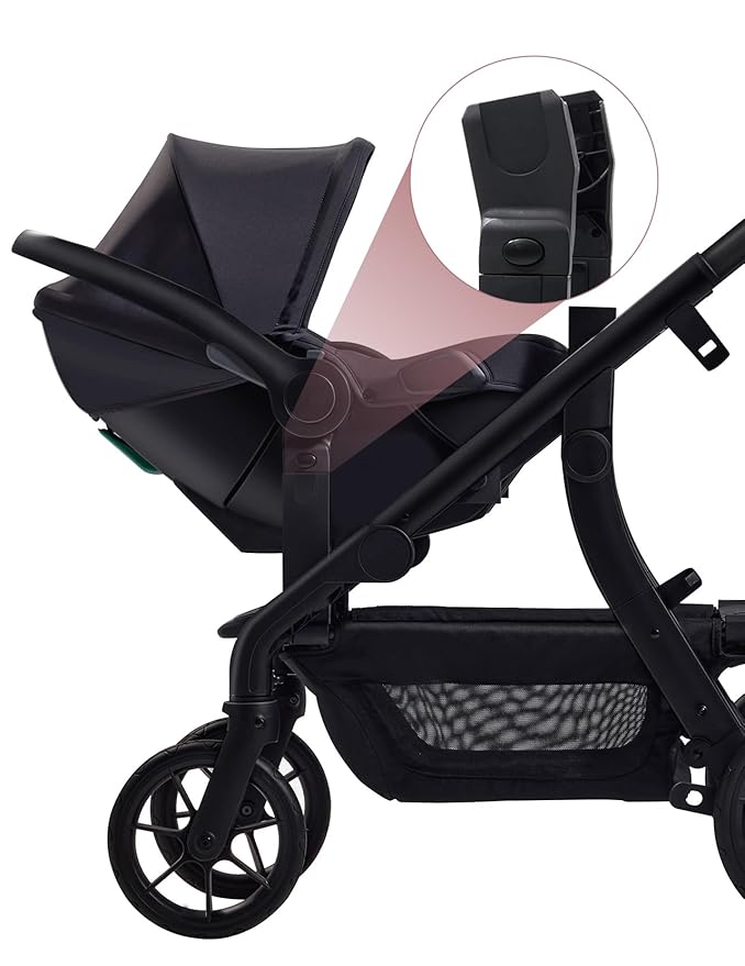 Momcozy Car Seat Adapters Only ChangeGo Baby Stroller | Compatible Models for : Joie GEMM, Cybex, Nuna, Bugaboo Specific Models