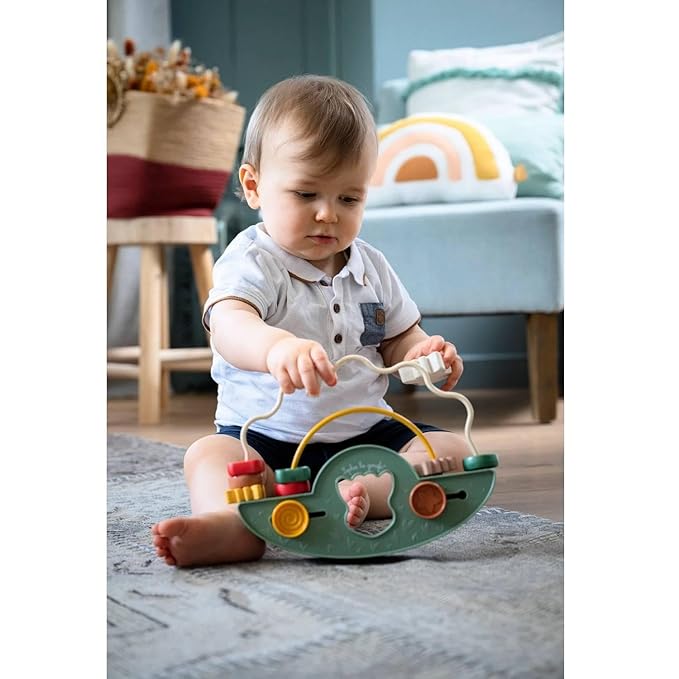 Sophie la Girafe - Wooden Educational Rocking Abacus for Baby - Motor Skills and Learning Game